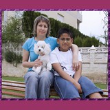 "Delabea channel" 
Caniche blanca ahora Isabella en Valencia con Juani y Alex.